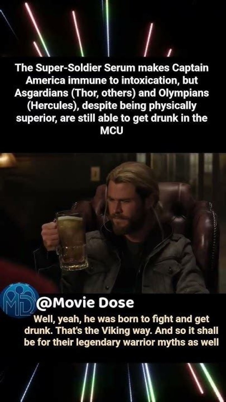 Can Thor get drunk?