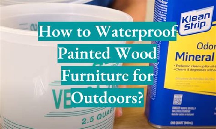 Can you waterproof painted wood?