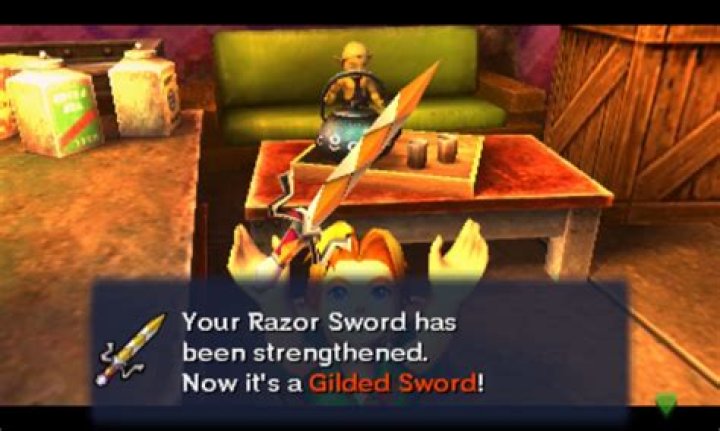 Does the Gilded Sword stay with you?