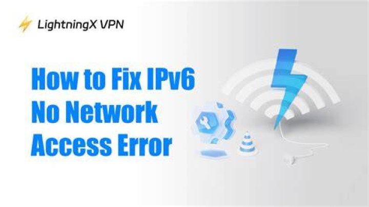 How do I fix IPv6 error?