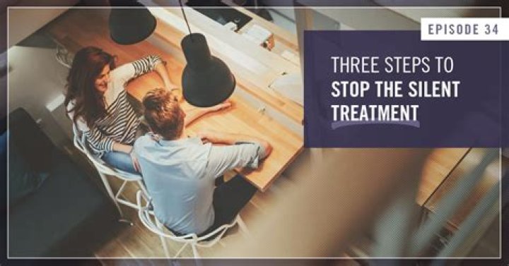 How do I stop the silent treatment?