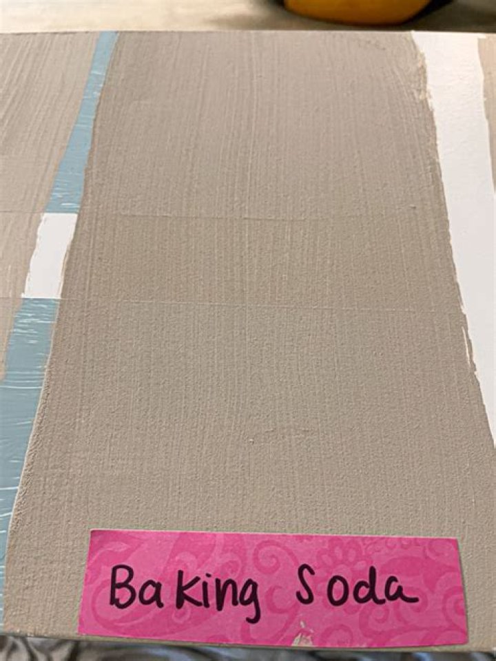 How do you make chalk with baking soda?