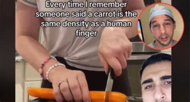 Is your finger like a carrot?