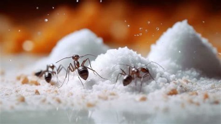 What does salt do to ants?