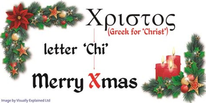 What does Xmas stand for?