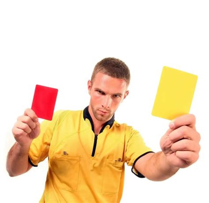 What is an orange card in soccer?