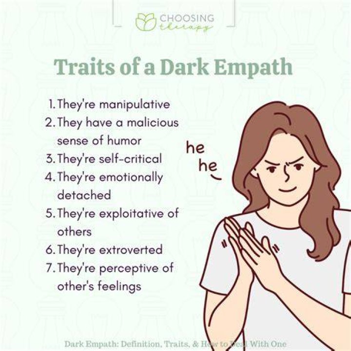 What signs are dark empaths?