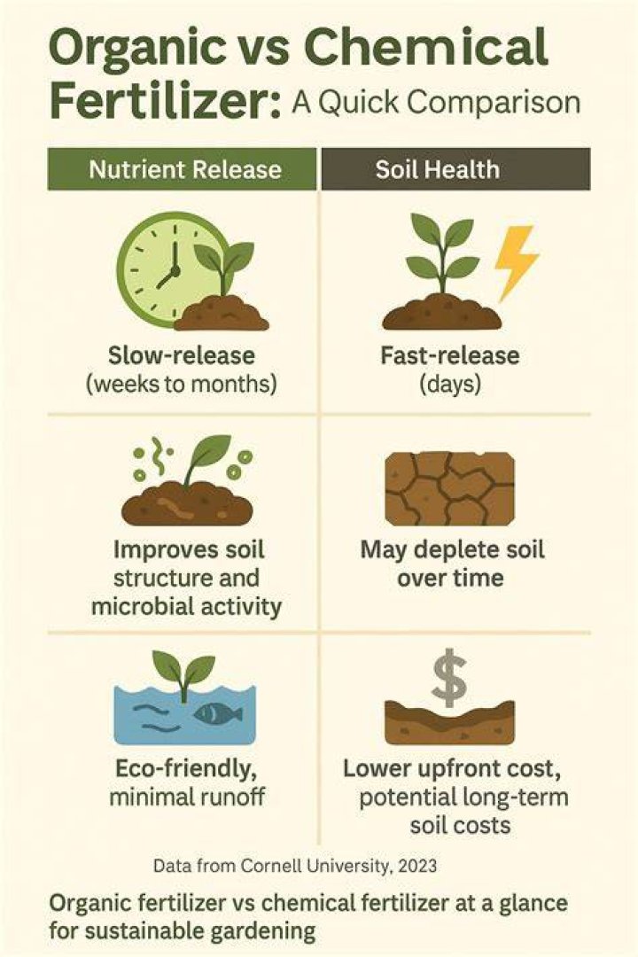 Which is better organic fertilizer or chemical fertilizer?